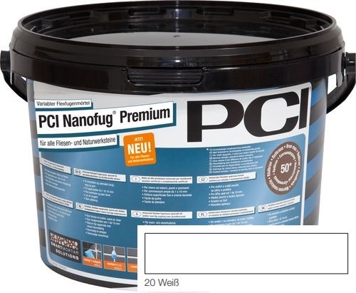 PCI NANOFUG PREMIUM WHITE 20 5KG