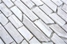 MOZAIK BRICK MARBLE UNI GREY STRIPES 30,5X32,2