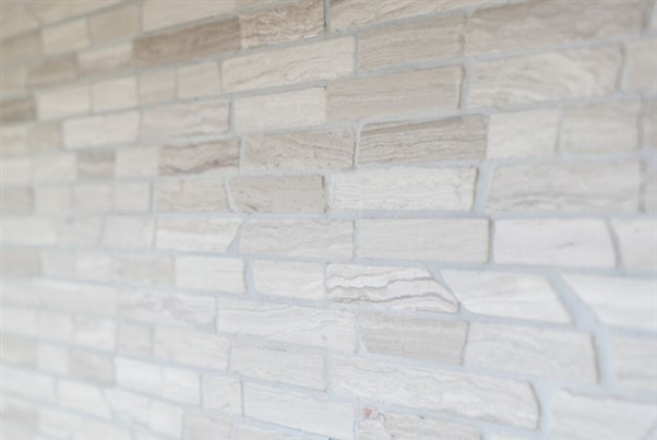MOZAIK BRICK MARBLE UNI GREY STRIPES 30,5X32,2
