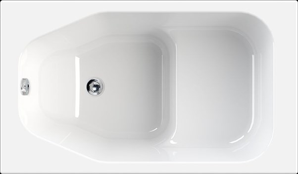 PRAVOKOTNA KAD ZA VGRADNJO S SEDEŽEM DOBRA 120x70