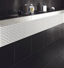 MOZAIK BRICK BOND DIAMON UNI WHITE 30X30