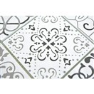 MOZAIK QUADRAT CRYSTAL RETRO BLACK&WHITE 30X30