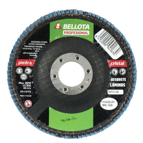 BELLOTA LAMELNI BRUSILNI DISK - GRANULACIJA 120 - FI 115