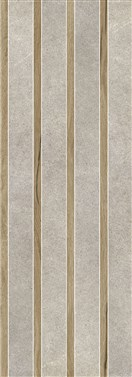 KERAMIČNA PLOŠČICA SENSE CHANNEL GREY RET 35X100