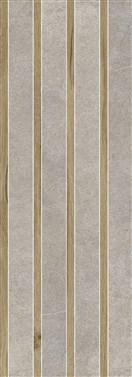 KERAMIČNA PLOŠČICA SENSE CHANNEL GREY RET 35X100