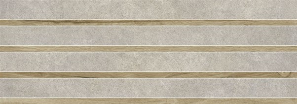 KERAMIČNA PLOŠČICA SENSE CHANNEL GREY RET 35X100