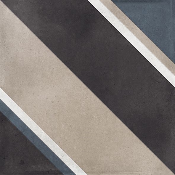 KERAMIČNA PLOŠČICA SMALL DIAGONAL TREND BLACK BRIGHT 10X10