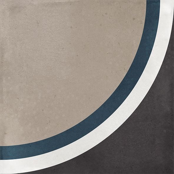 KERAMIČNA PLOŠČICA SMALL ARCO TREND BLACK BRIGHT 10X10