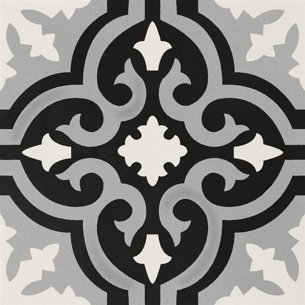 KERAMIČNA PLOŠČICA DECO ORIGINAL B B&W 20X20