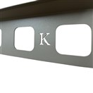 BALKONSKI ODKAPNI PROFIL H=50 RAL-7039 2,7M