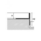 GPS3/10/SX NAKLONSKI PROFIL ZA TUŠ 120 INOX