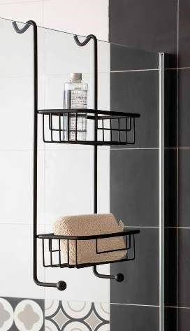 STILHAUS OBESNA KOŠARICA ZA TUŠ NERO OPACO