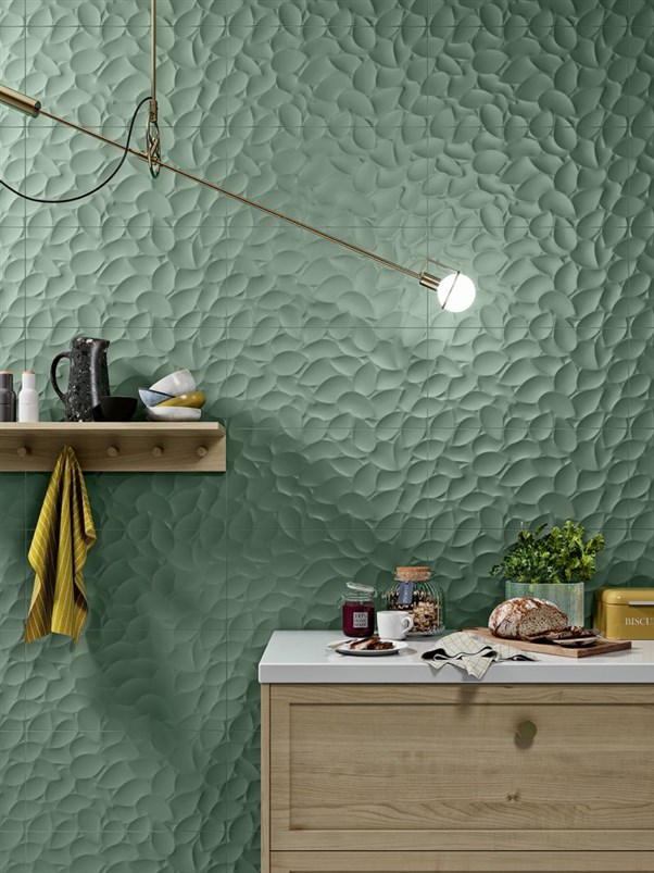 KERAMIČNA PLOŠČICA GENESIS LEAF GREEN MAT 35X100