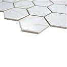 Hexagon CURIO Carrara weiß glänzend 32,5x28,1