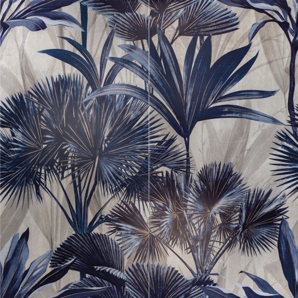 KERAMIČNA PLOŠČICA SHOWALL AMAZZONIA BLU RET 120X120 (komplet-2 kos)