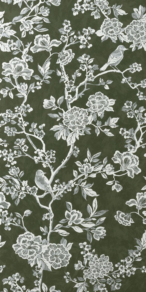 KERAMIČNA PLOŠČICA SHOWALL FLORAL OLIVE RET 60X120