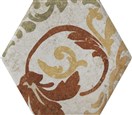 KERAMIČNA PLOŠČICA COTTO DEL CAMPIANO ESAGONA TERRE EMILIANE MIX 15,8X18,3