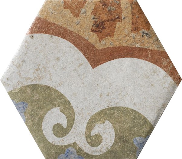 KERAMIČNA PLOŠČICA COTTO DEL CAMPIANO ESAGONA TERRE EMILIANE MIX 15,8X18,3