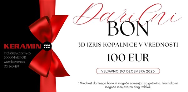 DARILNI BON 3D IZRIS