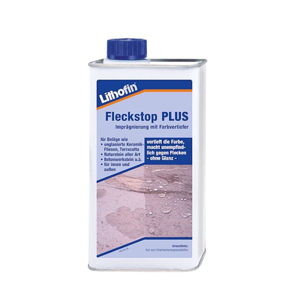 FLECKSTOP PLUS/IMPREGNACIJA Z OJAČEVALCEM BARVE 1 L